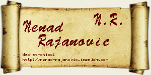 Nenad Rajanović vizit kartica